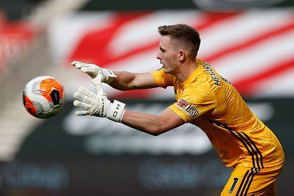 Goalkeeper Dean Henderson for Sheffield United